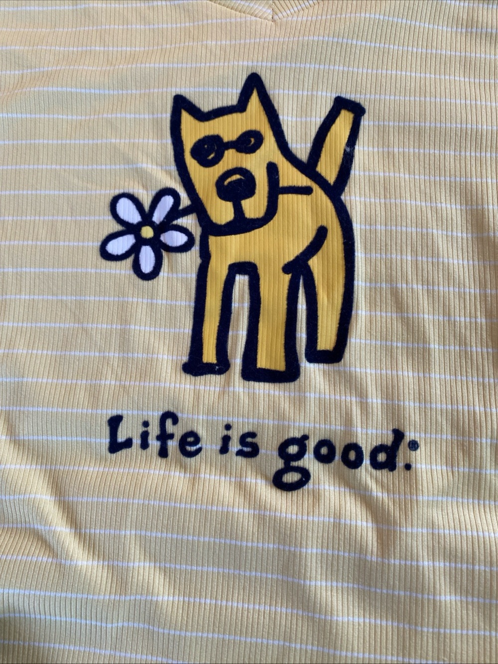 2- Life Is Good Sleep Shirts Night Shirt/Nightgown Gray Yellow Size Small NWOT - Picture 9 of 9